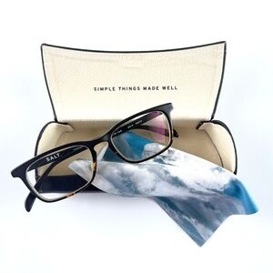 SALT. Prescription Eyeglasses , Reid 52, 52[] 19-148 MBKH Matte Black Havana